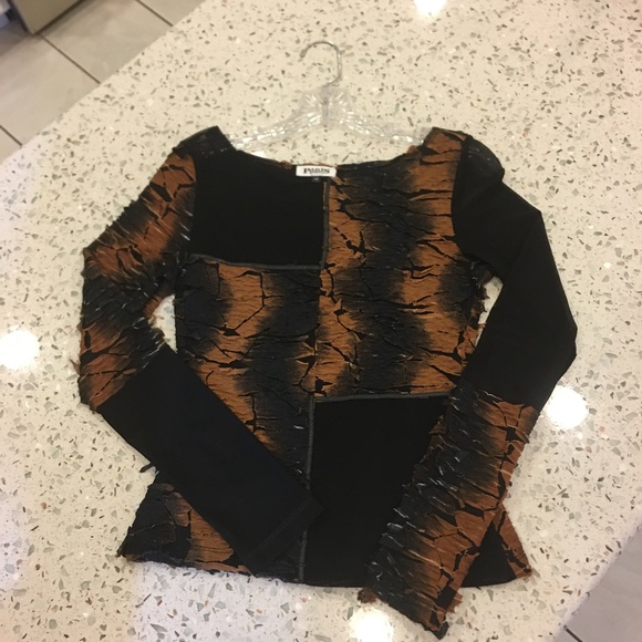 Paris Paris Tops - Paris Paris Sexy Sheer Paneled Top